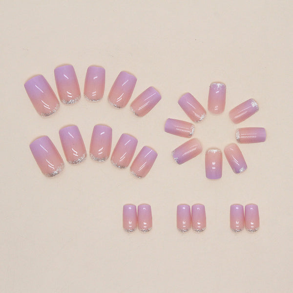 12 Sizes-24 Pcs Press On Nails W629