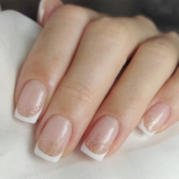 12 Sizes-24 Pcs Press On Nails C1041