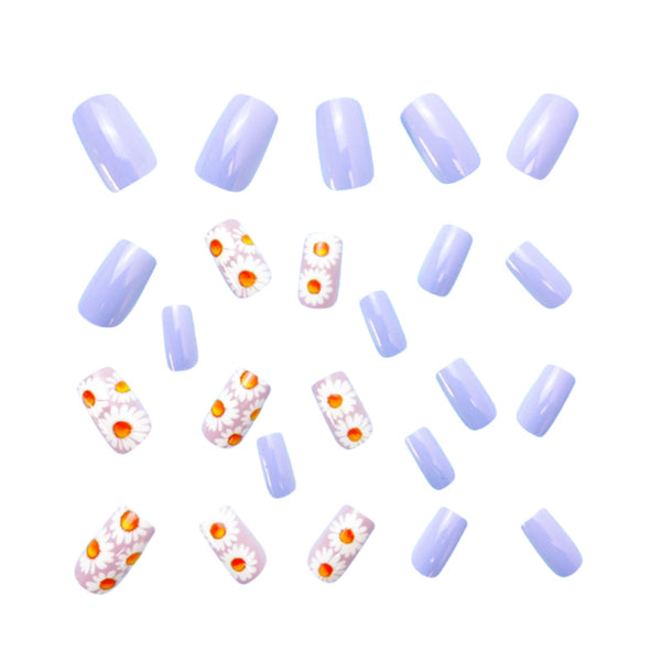12 Sizes-24 Pcs Press On Nails Y586