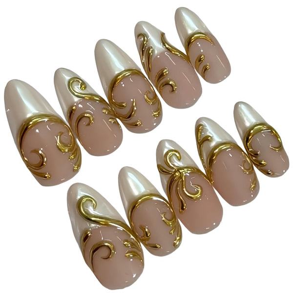 15 Sizes-30 Pcs Press On Nails Y2032