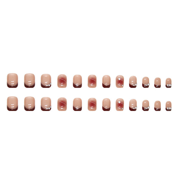 12 Sizes-24 Pcs Press On Nails Z596