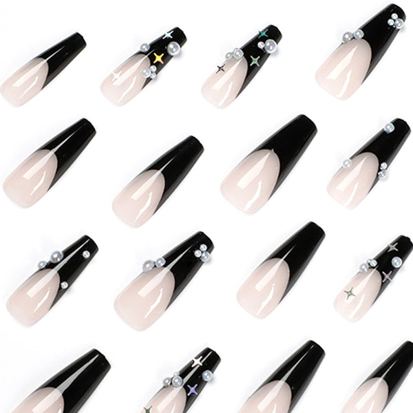 12 Sizes-24 Pcs Press On Nails JP1567