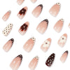 12 Sizes-24 Pcs Press On Nails JP4439