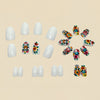 12 Sizes-24 Pcs Press On Nails Y1545