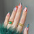 12 Sizes-24 Pcs Press On Nails JP2088