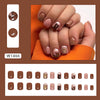 12 Sizes-24 Pcs Press On Nails W1466