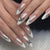 12 Sizes-24 Pcs Press On Nails JP2572