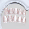 12 Sizes-24 Pcs Press On Nails MY100