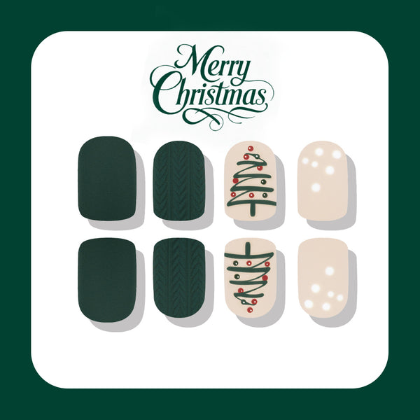 12 Sizes-24 Pcs Press On Nails MX312