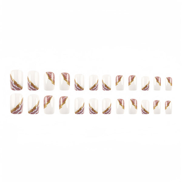 12 Sizes-24 Pcs Press On Nails Y056