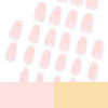 12 Sizes-24 Pcs Press On Nails JP3693
