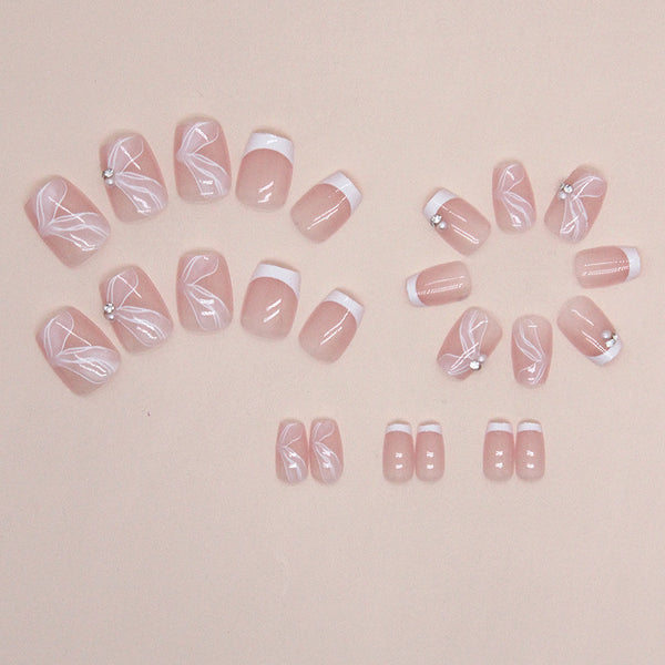 12 Sizes-24 Pcs Press On Nails Z786