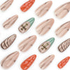 12 Sizes-24 Pcs Press On Nails JP3524