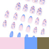 12 Sizes-24 Pcs Press On Nails JP3711