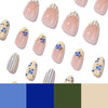 12 Sizes-24 Pcs Press On Nails JP4401