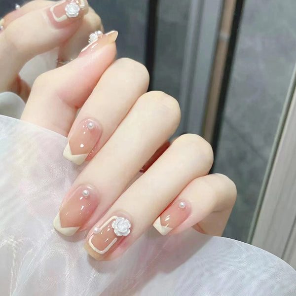 12 Sizes-24 Pcs Press On Nails Z585