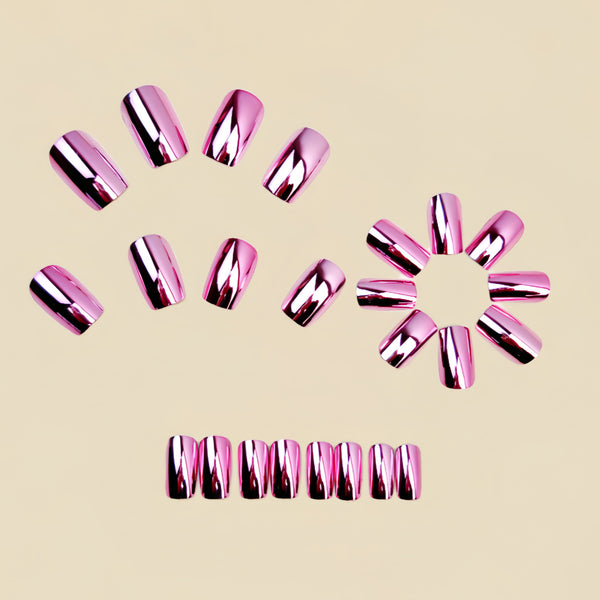 12 Sizes-24 Pcs Press On Nails Y002