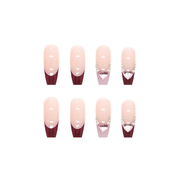 12 Sizes-24 Pcs Press On Nails Z387