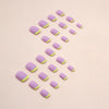 12 Sizes-24 Pcs Press On Nails W1371