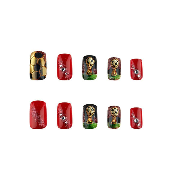 12 Sizes-24 Pcs Press On Nails y2068-z-24