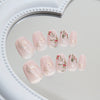 12 Sizes-24 Pcs Press On Nails R841
