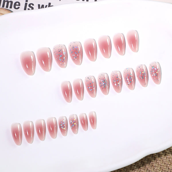 12 Sizes-24 Pcs Press On Nails JL0692