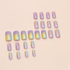 12 Sizes-24 Pcs Press On Nails W1748