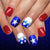 12 Sizes-24 Pcs Press On Nails C1701