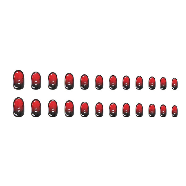 12 Sizes-24 Pcs Press On Nails W265