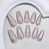 12 Sizes-24 Pcs Press On Nails W1963
