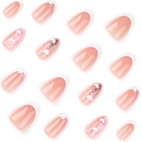 12 Sizes-24 Pcs Press On Nails JP3869