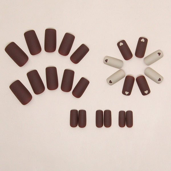 12 Sizes-24 Pcs Press On Nails W1441