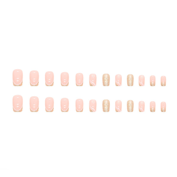 12 Sizes-24 Pcs Press On Nails W488