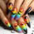 12 Sizes-24 Pcs Press On Nails Y848