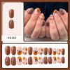 12 Sizes-24 Pcs Press On Nails YX155
