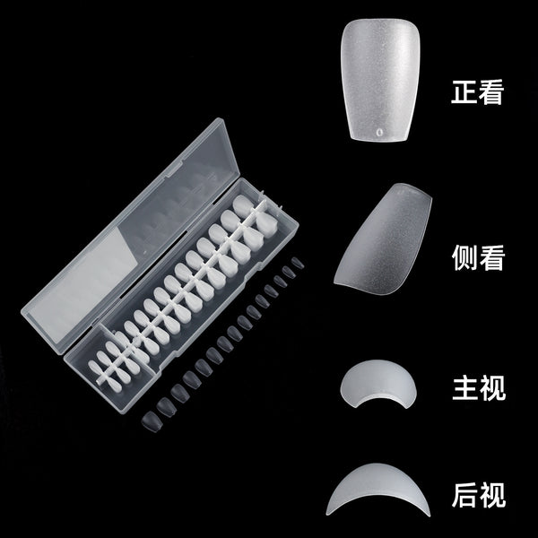 300 Pcs Press On Nails short-almond-01