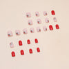 12 Sizes-24 Pcs Press On Nails W1494
