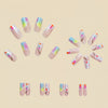 12 Sizes-24 Pcs Press On Nails Y492
