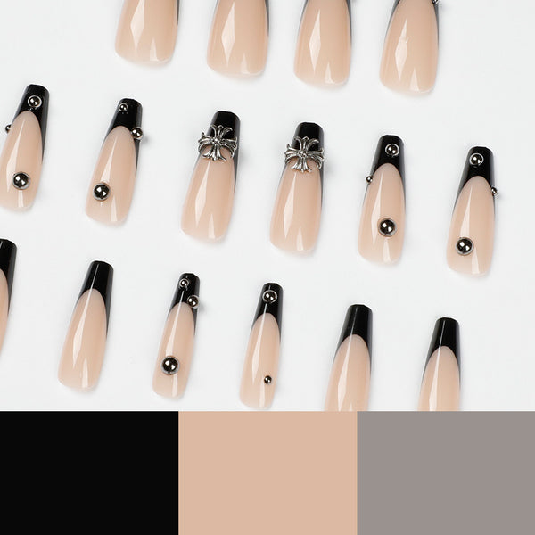 12 Sizes-24 Pcs Press On Nails JP1597
