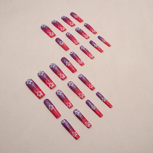 12 Sizes-24 Pcs Press On Nails G005