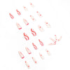12 Sizes-24 Pcs Press On Nails JP1095