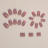 12 Sizes-24 Pcs Press On Nails W1237