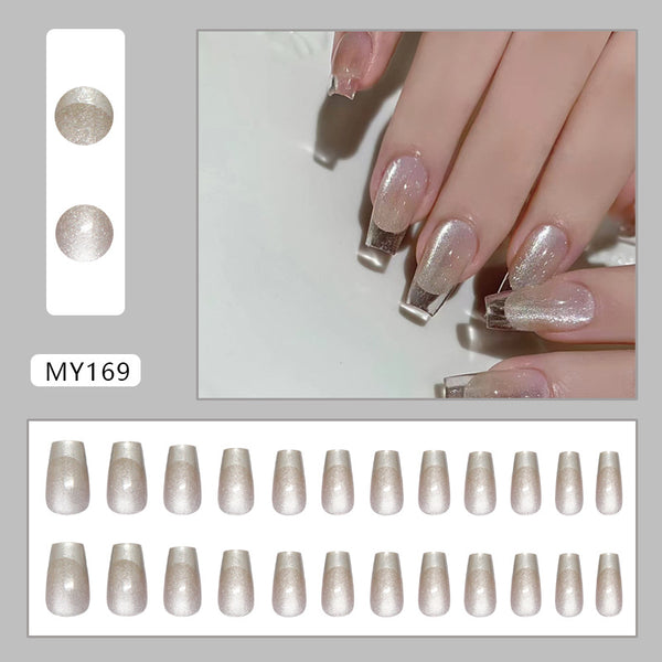 12 Sizes-24 Pcs Press On Nails MY169