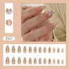 12 Sizes-24 Pcs Press On Nails Z523