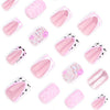 12 Sizes-24 Pcs Press On Nails JP3675
