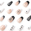 12 Sizes-24 Pcs Press On Nails JP2618