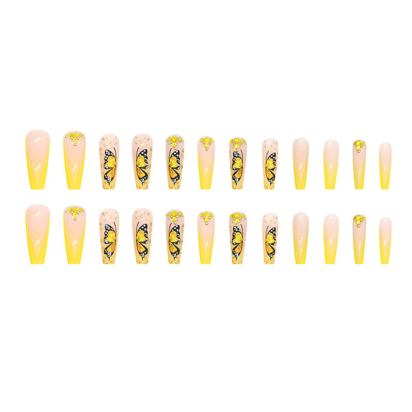 12 Sizes-24 Pcs Press On Nails Z546