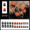 12 Sizes-24 Pcs Press On Nails C1113