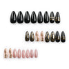 12 Sizes-24 Pcs Press On Nails JP2829