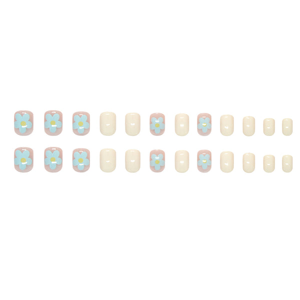 12 Sizes-24 Pcs Press On Nails R925
